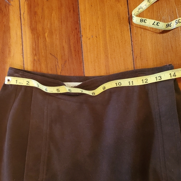Blassport Ultrasuede Skirt, Size 10 - Picture 2 of 5